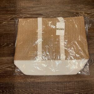 Show Me Your MuMu Tan and Cream Shoulder Bag